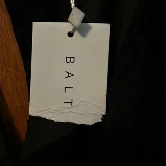 Baltic Born NWT Evelyn Smocked Black long maxi dress Size 1X - Picture 4 of 5